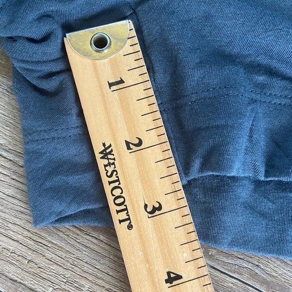 Helmut Lang Romper Size L Gray Short Hippie Beach Summer Faux Wrap Side Pockets - Picture 7 of 9